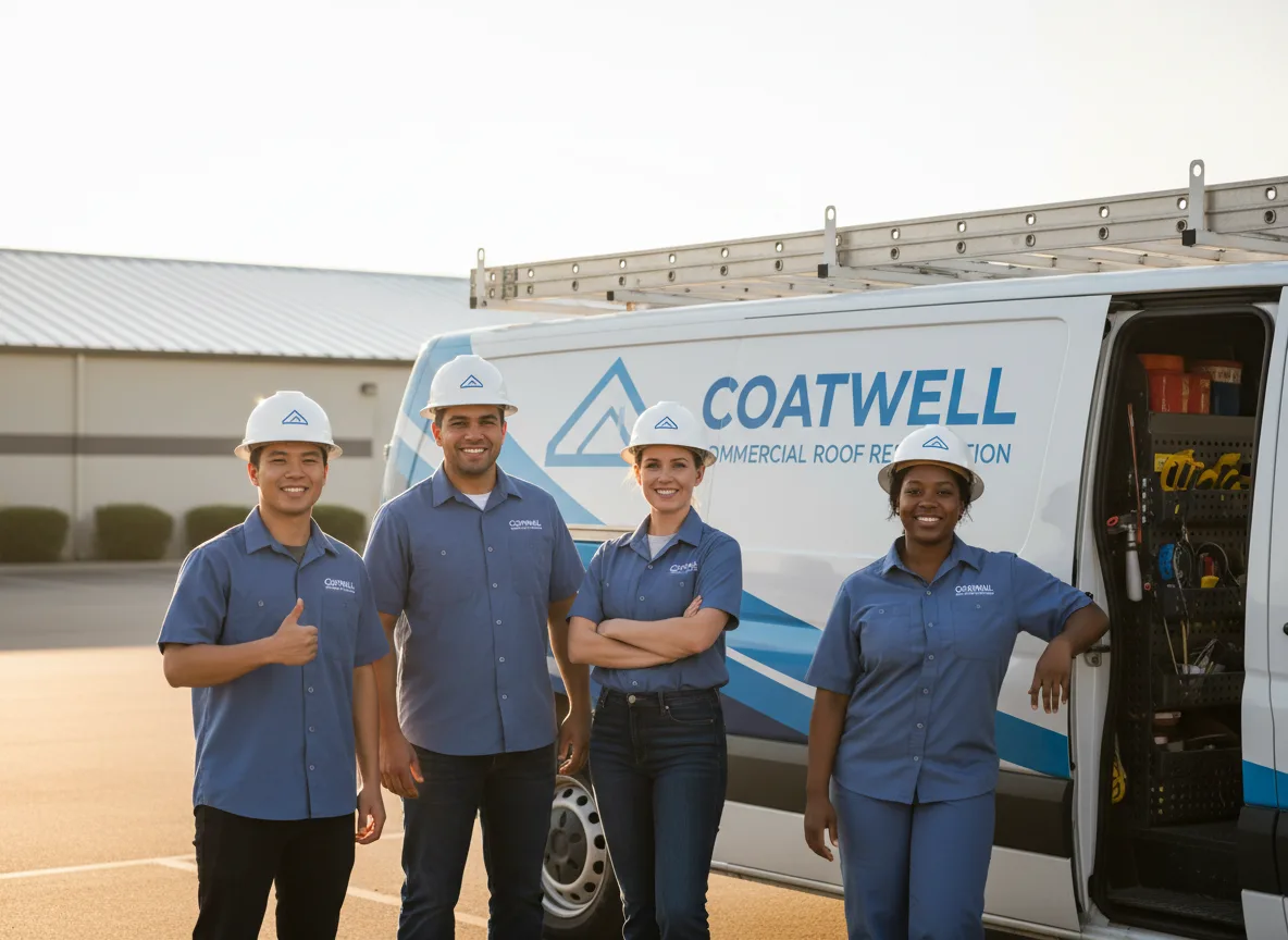 Commercial roof coating company in Woodland, AL